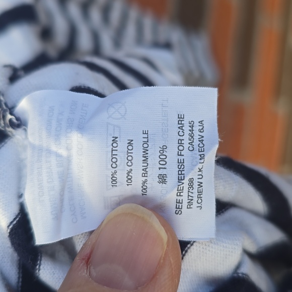 J.Crew Mariner Boatneck Top, Size Large - Picture 4 of 6